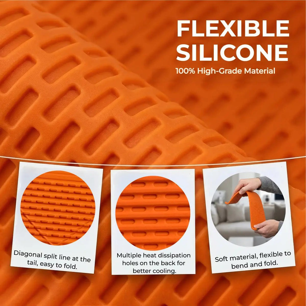 Flexible Silicon Phone Holder, Bendable Rollable Foldable Design