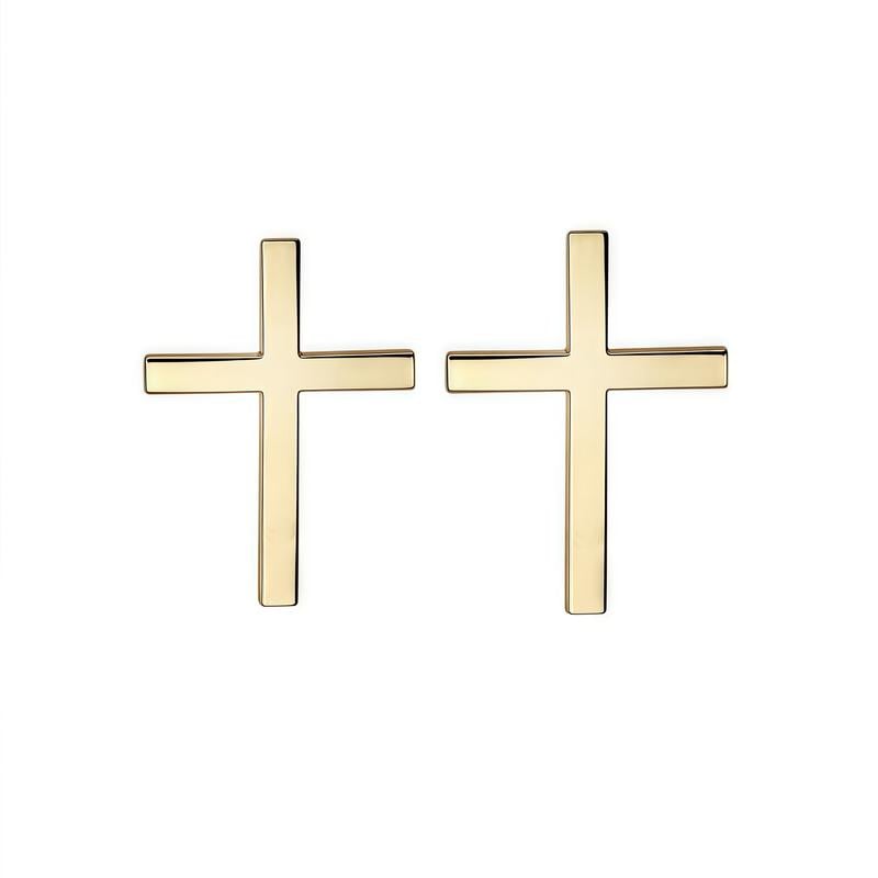 3D Christian Cross Sticker