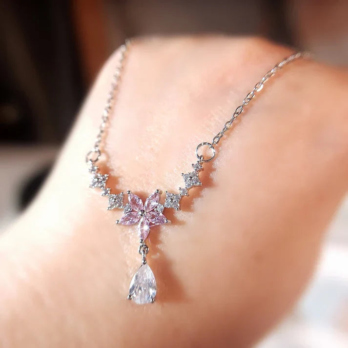 Bridgerton Inspired Floral Necklace