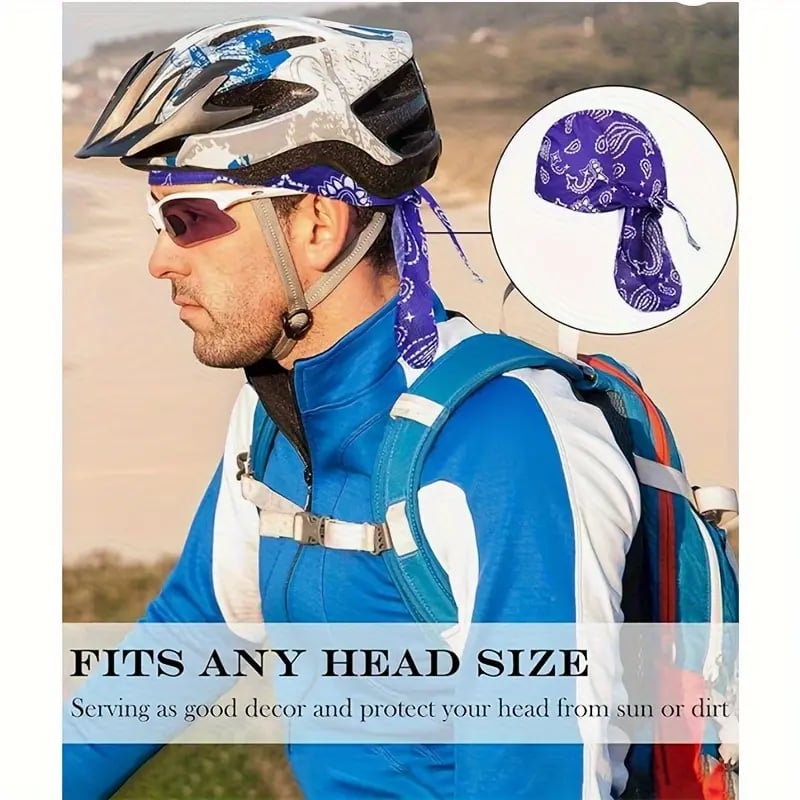Elastic Cycling Sports Cap