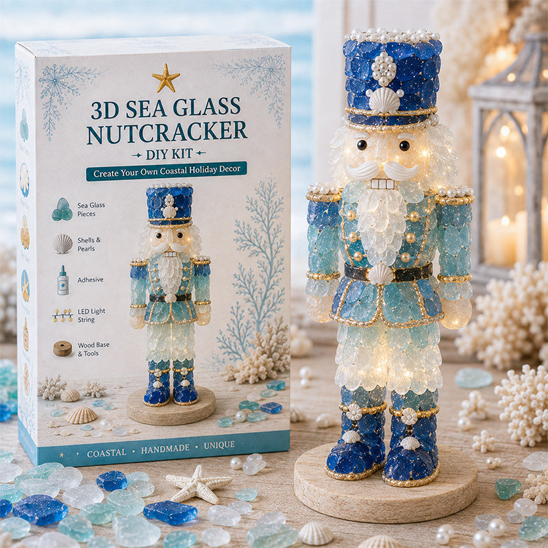 DIY 3D Sea Glass Art Kit – Coastal & Christmas Collection