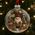 Christmas Gnome Miniature World Ornament Collection
