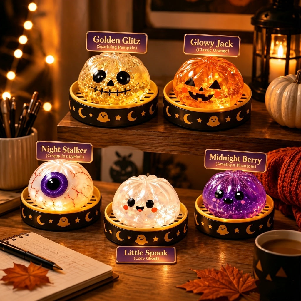 Ultimate Spooky Glow Buddies (Complete 5-Pack) – Boo Basket Essential