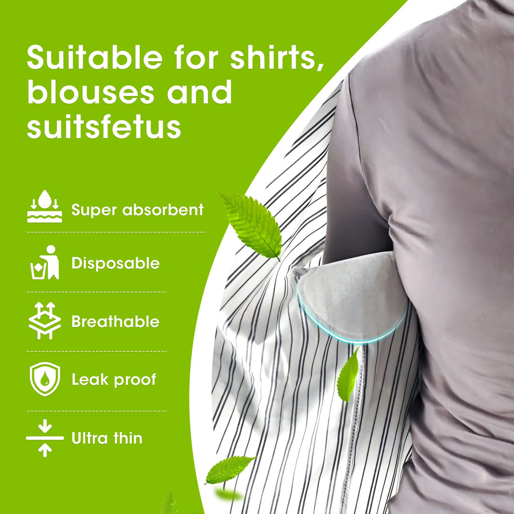 100PCS Disposable Underarm Sweat Pads