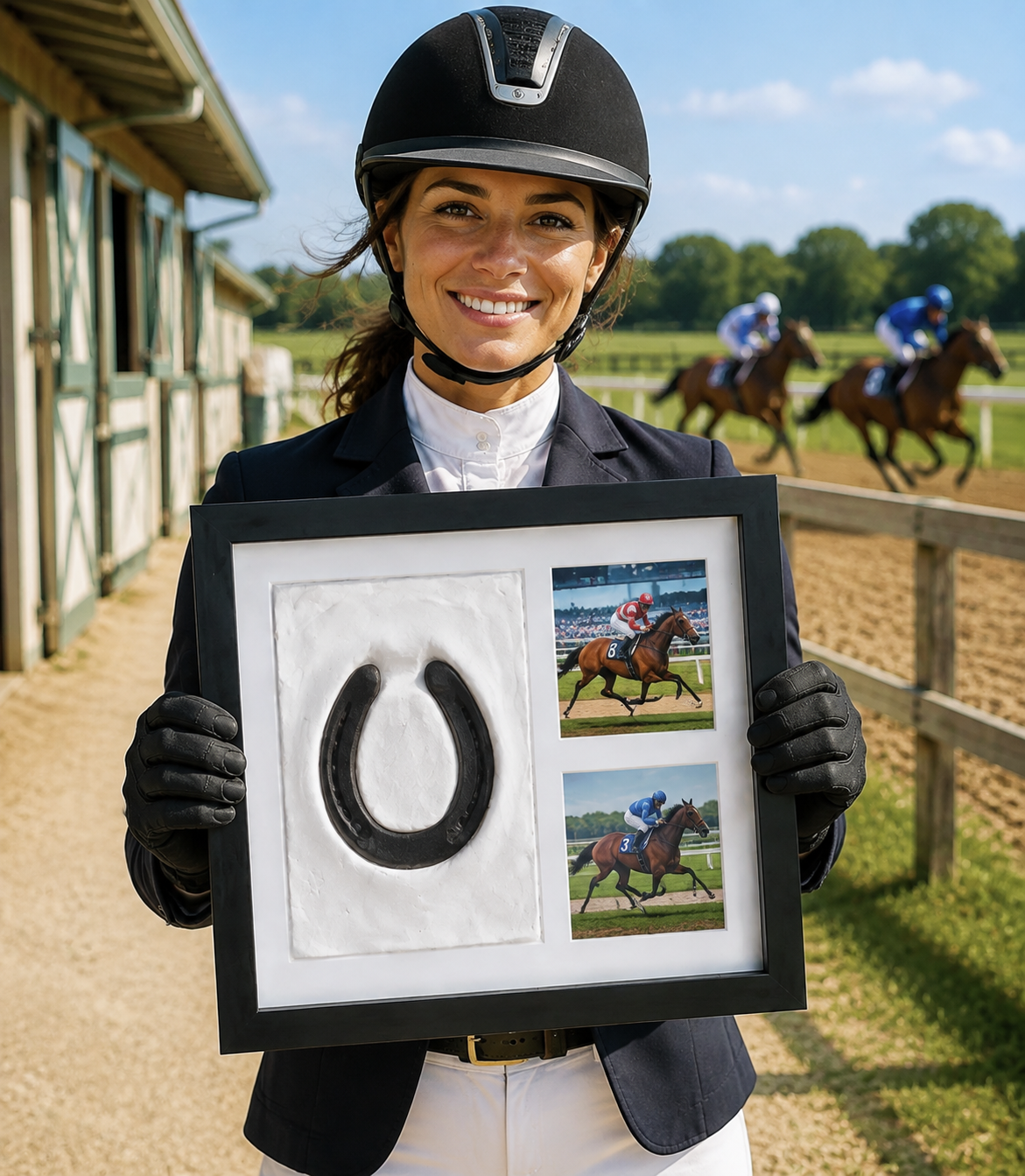 Horse Hoofprint Keepsake Clay KitSuitable for dogs, cats, babies, and couples.