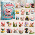 CHRISTMAS KICKOFF 40% OFF - A Day Of Axolotl Advent Calendar 2026 - 24-Day Festive Countdown, Acrylic Charms Blind Box - Gift For Axolotl Lovers AC0HT490