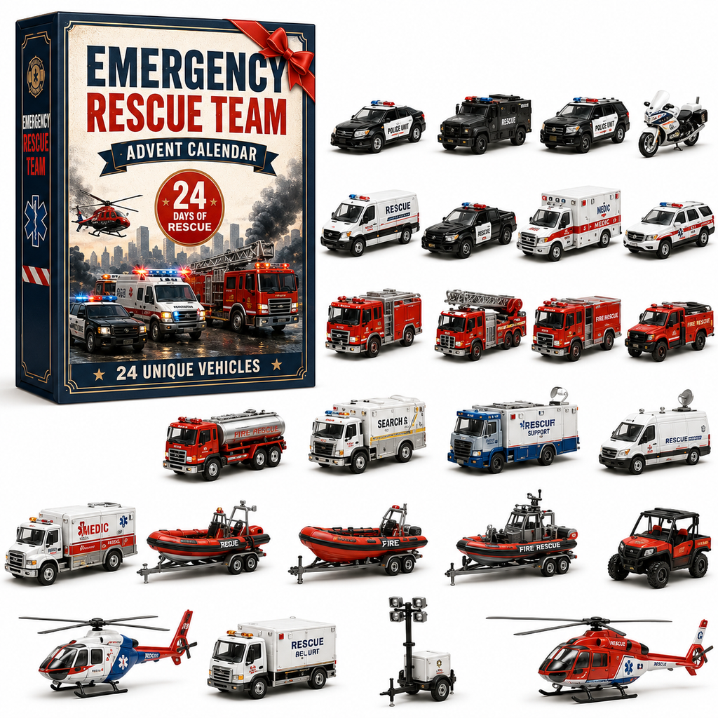 Build the Fleet Collection 24-Day Vehicle Advent Calendar Series | A New Adventure Every Morning
