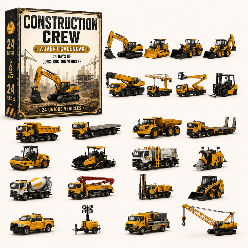 Build the Fleet Collection 24-Day Vehicle Advent Calendar Series | A New Adventure Every Morning