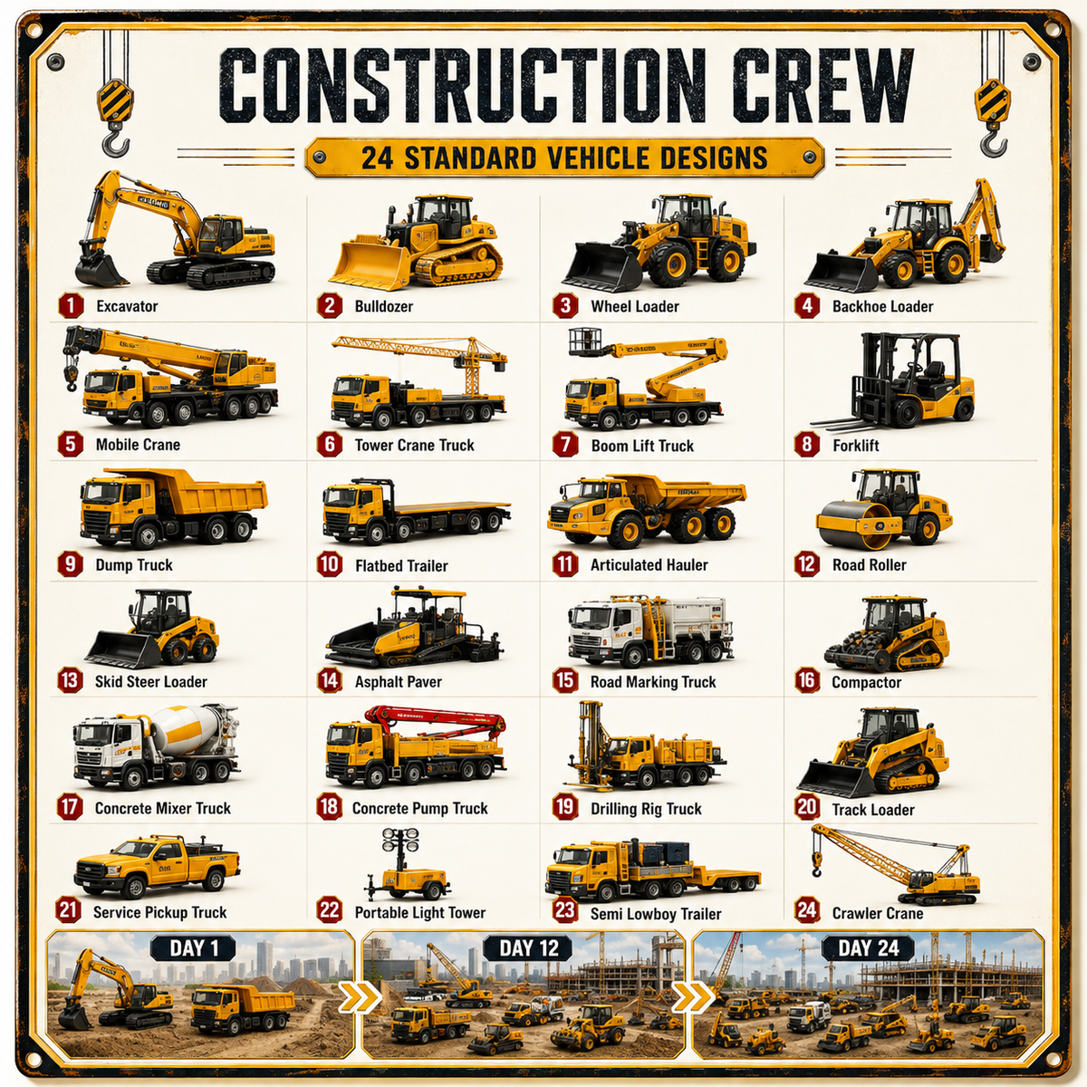 Build the Fleet Collection 24-Day Vehicle Advent Calendar Series | A New Adventure Every Morning