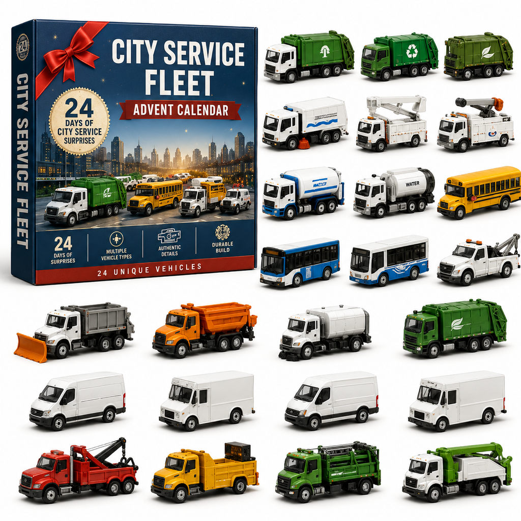 Build the Fleet Collection 24-Day Vehicle Advent Calendar Series | A New Adventure Every Morning