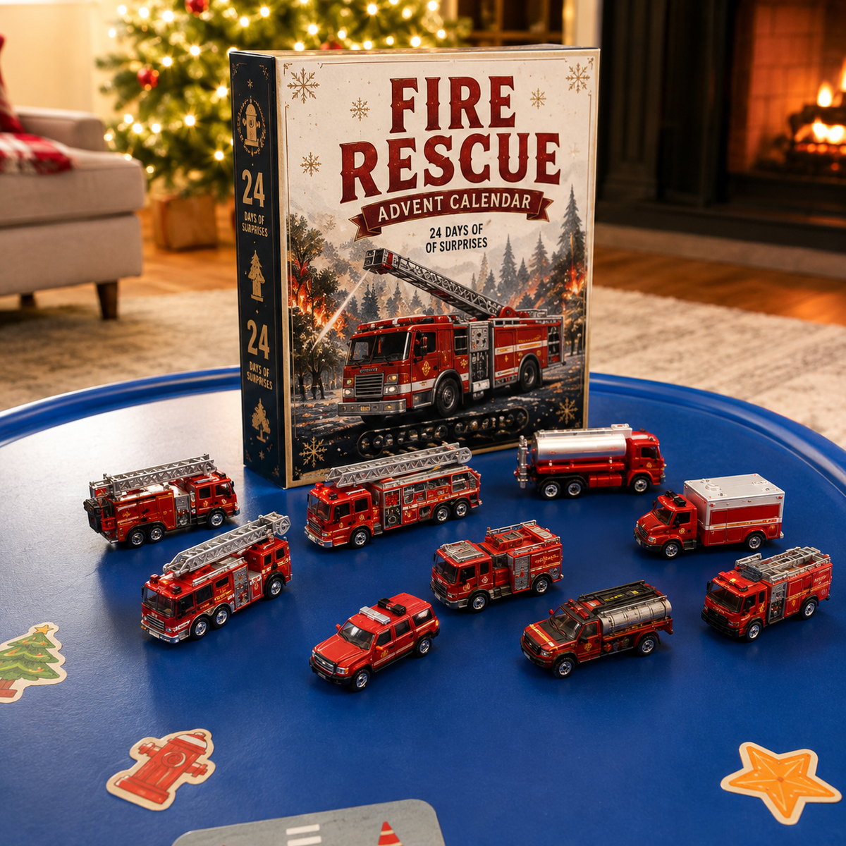 Build the Fleet Collection 24-Day Vehicle Advent Calendar Series | A New Adventure Every Morning