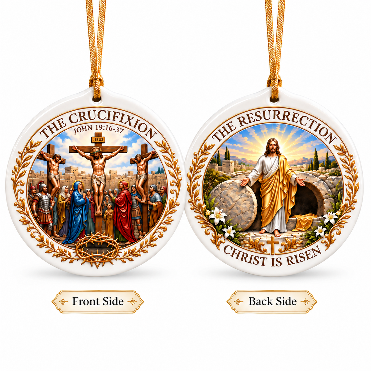 Christian Faith Ceramic Ornament — A Story of Love & Hope - image 8