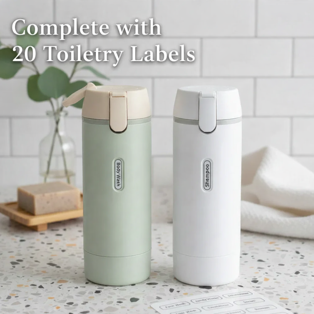 4‑in‑1 Travel Dispenser – Leak‑Proof, TSA‑Ready, and Effortless