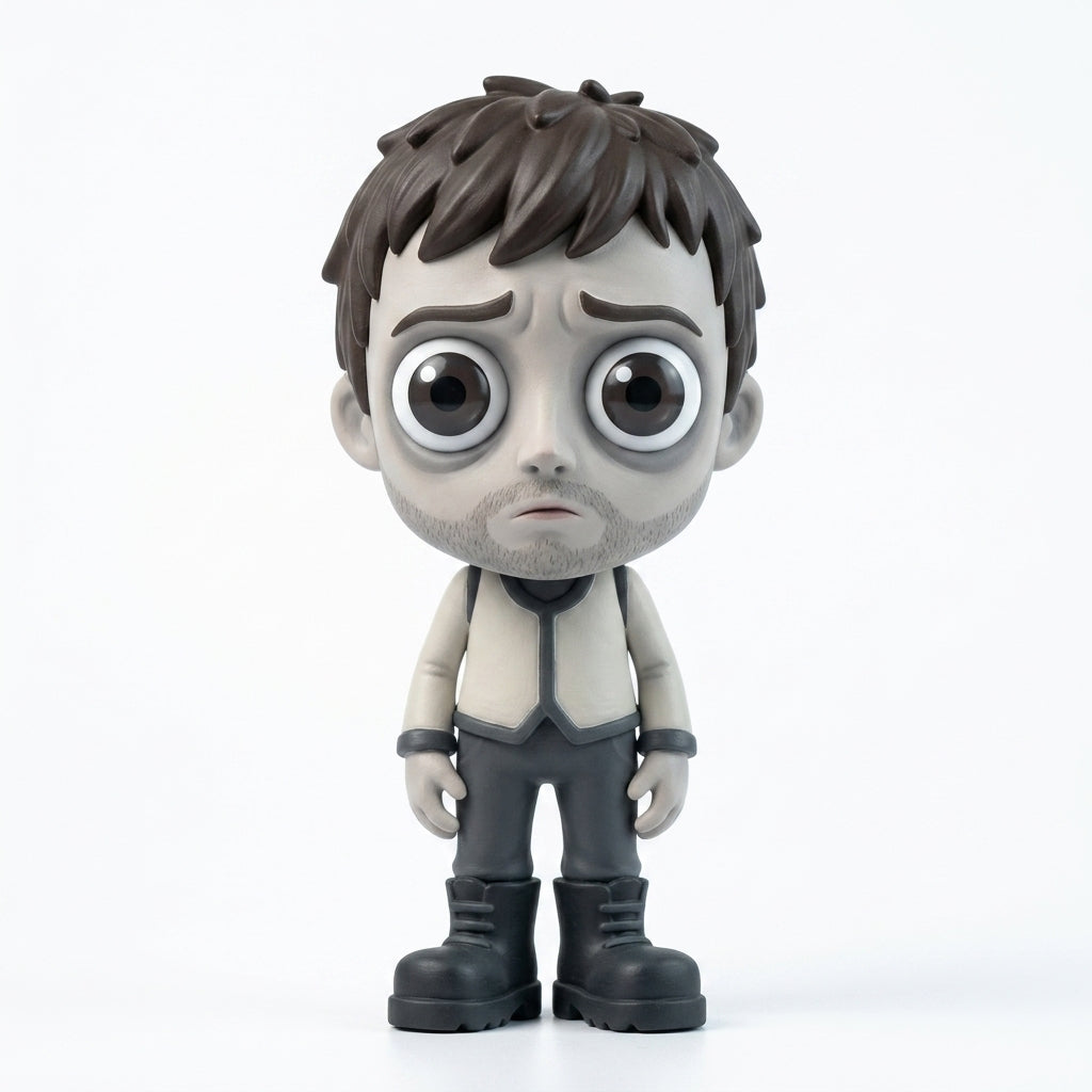 Custom Dark Gothic Figurine – Personalized 3D Avatar
