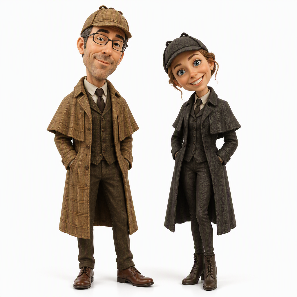 Custom Holmes Figurine – Personalized 3D Avatar
