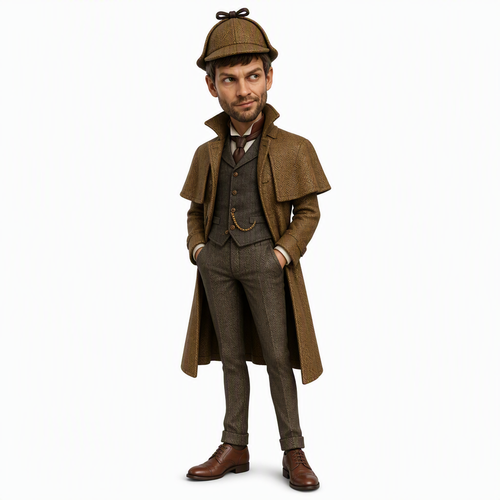 Custom Holmes Figurine – Personalized 3D Avatar