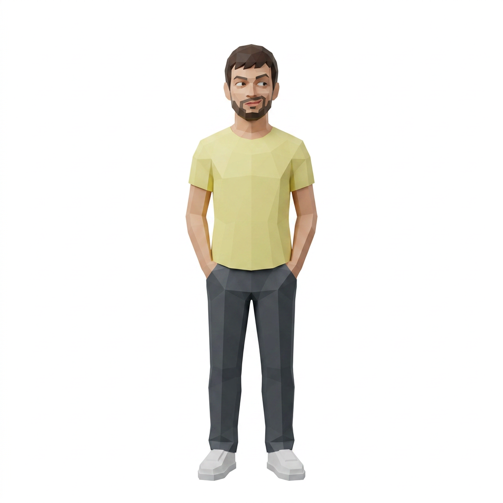 Custom LOW POLY Figurine – Personalized 3D Avatar