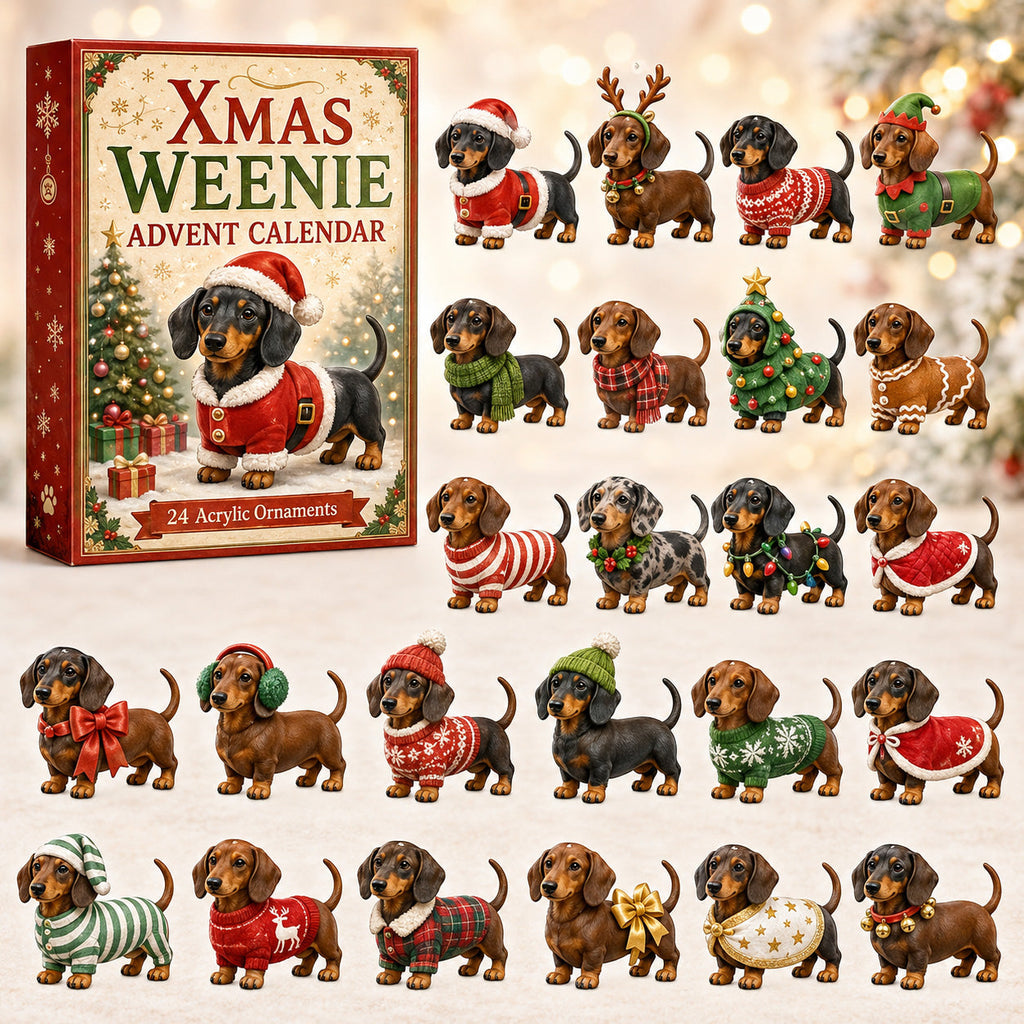 2026 Christmas Dachshund Advent Calendar