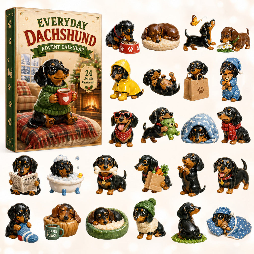 2026 Christmas Dachshund Advent Calendar