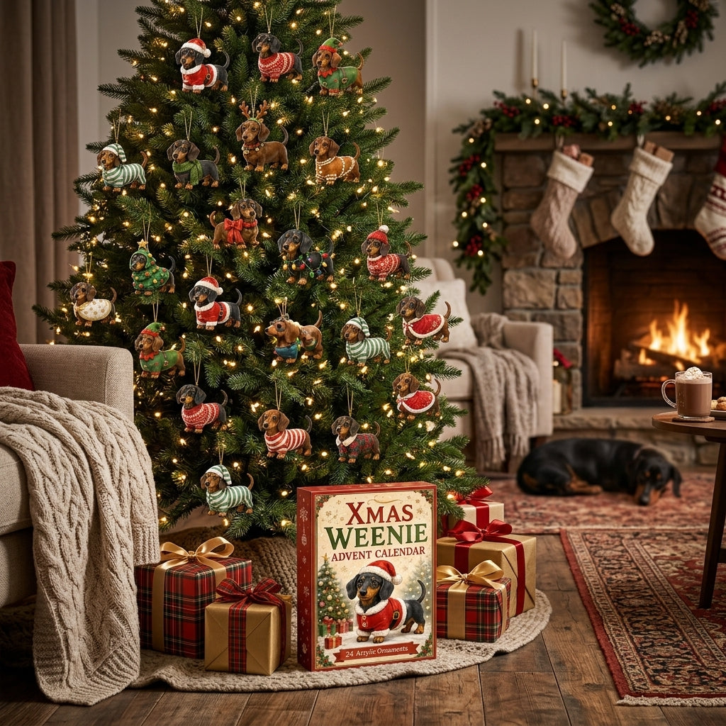 2026 Christmas Dachshund Advent Calendar