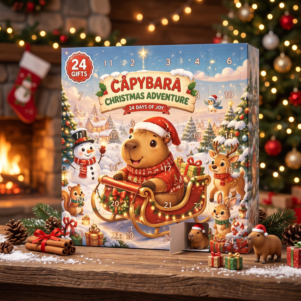 Capybara Christmas Advent Calendar 2026