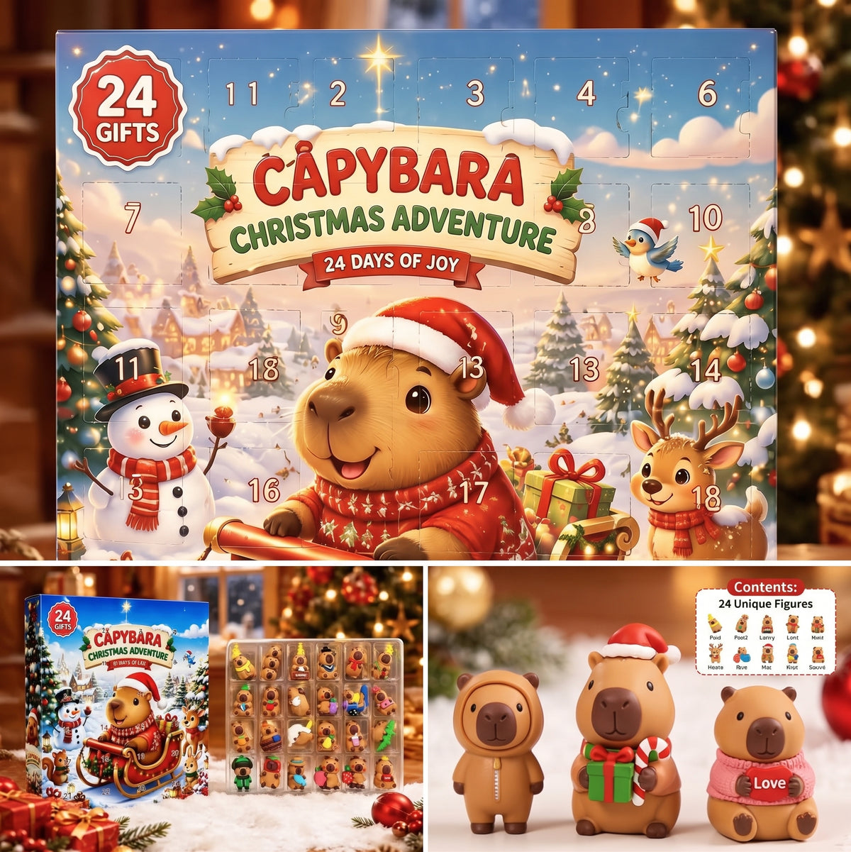 Capybara Christmas Advent Calendar 2026