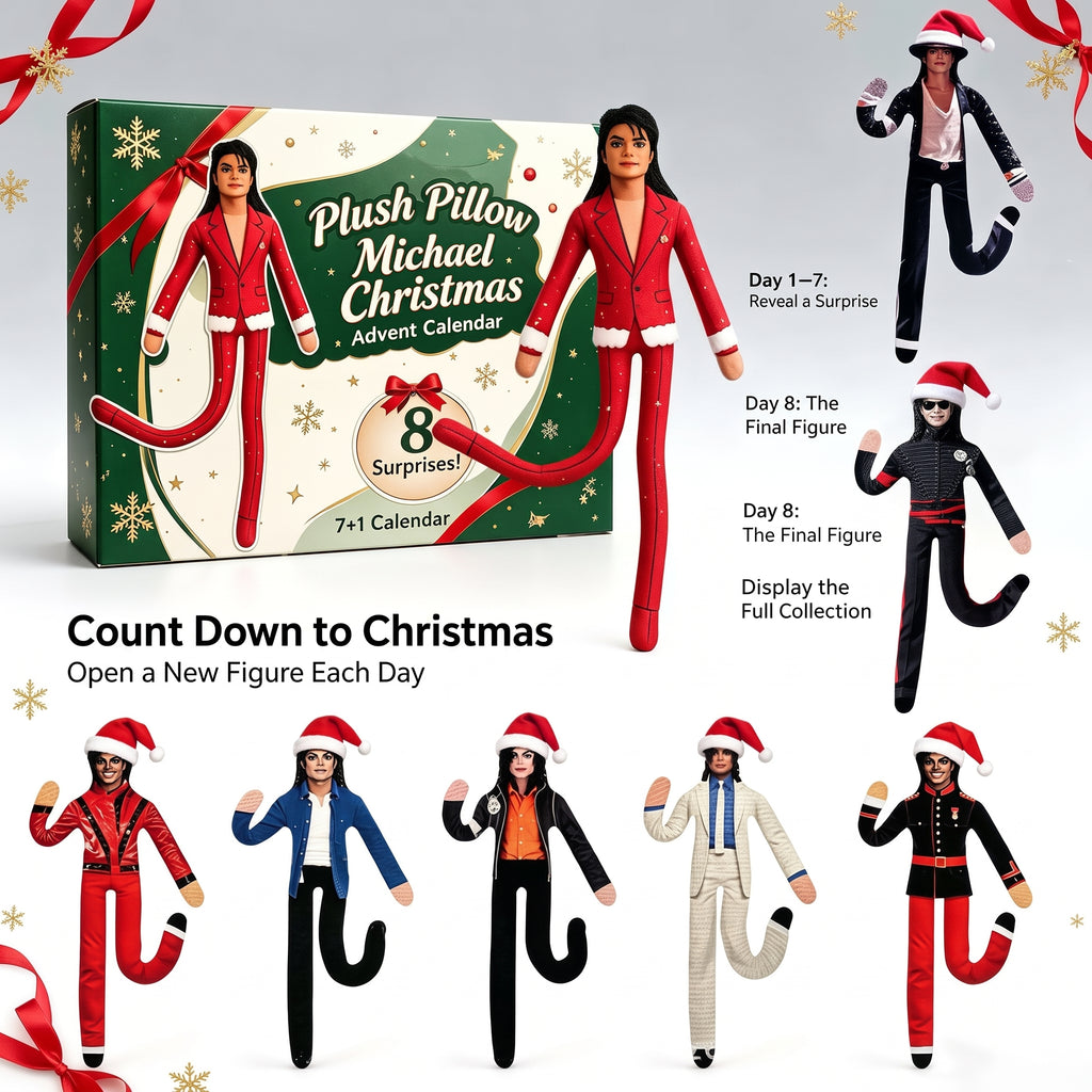 Christmas 3D Collectible Figure Advent Gift Box – 8 Surprise Figures