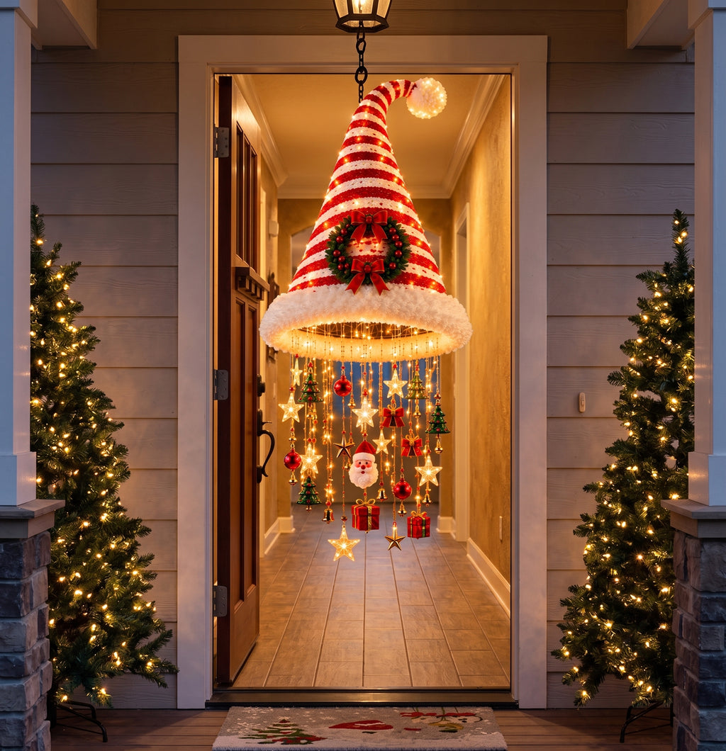 The Enchanted Christmas Bell Chandelier™ – Glowing Holiday Starlight Mobile