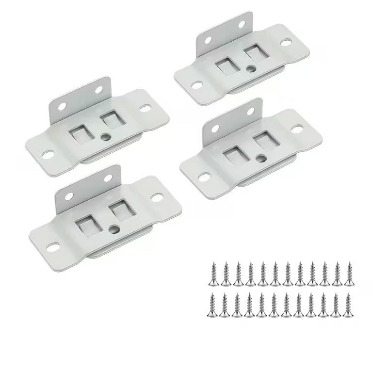 2-in-1 Heavy Duty Bed Frame Brackets and Furniture Connectors