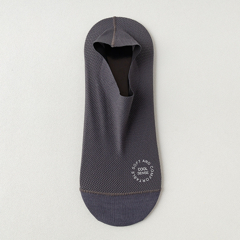 3-Pair Invisible Grip Socks Pack Breathable | Low-Cut | Anti-Slip | Sweat-Absorbing