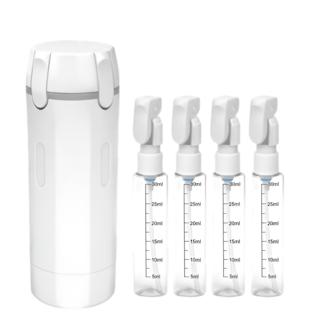 4‑in‑1 Travel Dispenser – Leak‑Proof, TSA‑Ready, and Effortless