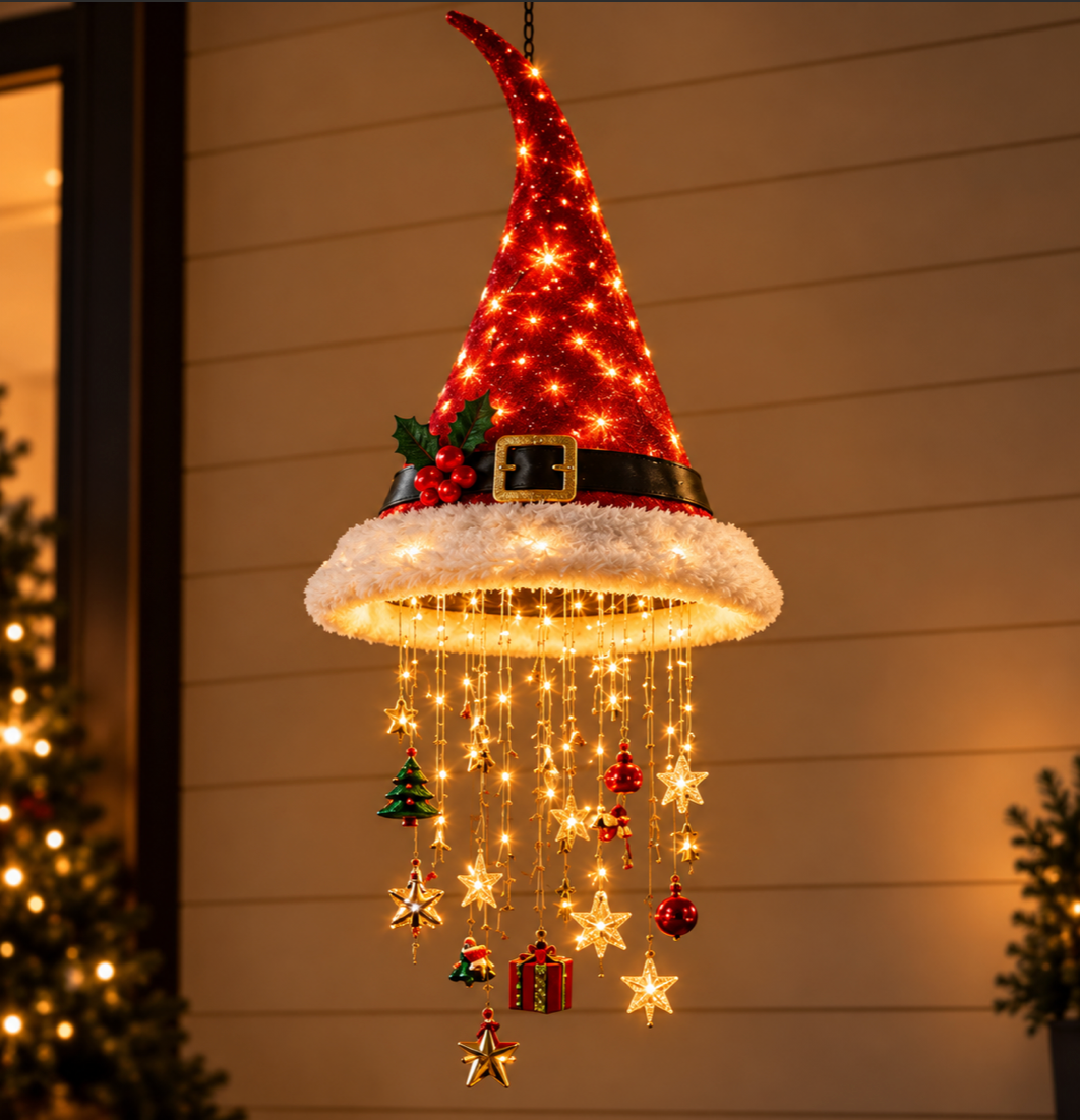 The Enchanted Christmas Bell Chandelier™ – Glowing Holiday Starlight Mobile