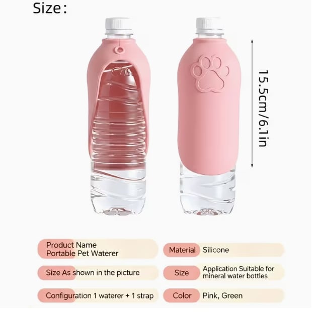 Foldable Silicone Leaf Pet Water Adapter