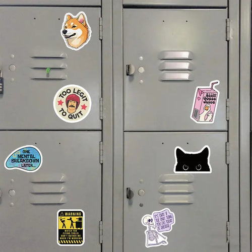 130PCS Funny Saying Sticker Pack - Snarky