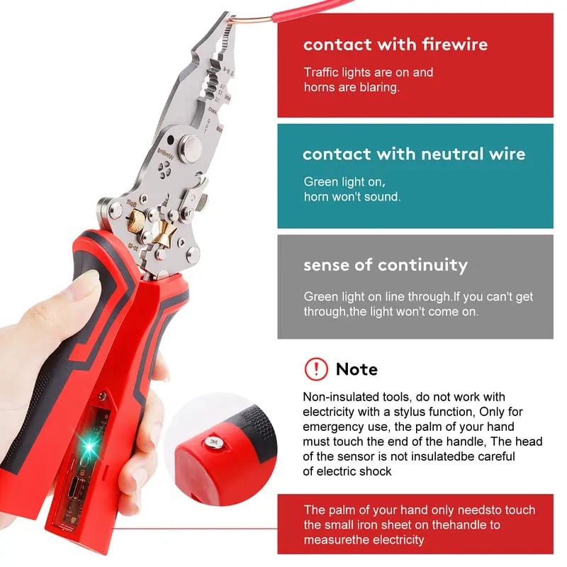 16 in 1 Wire Stripper Twister for Cutting and Pulling Wires