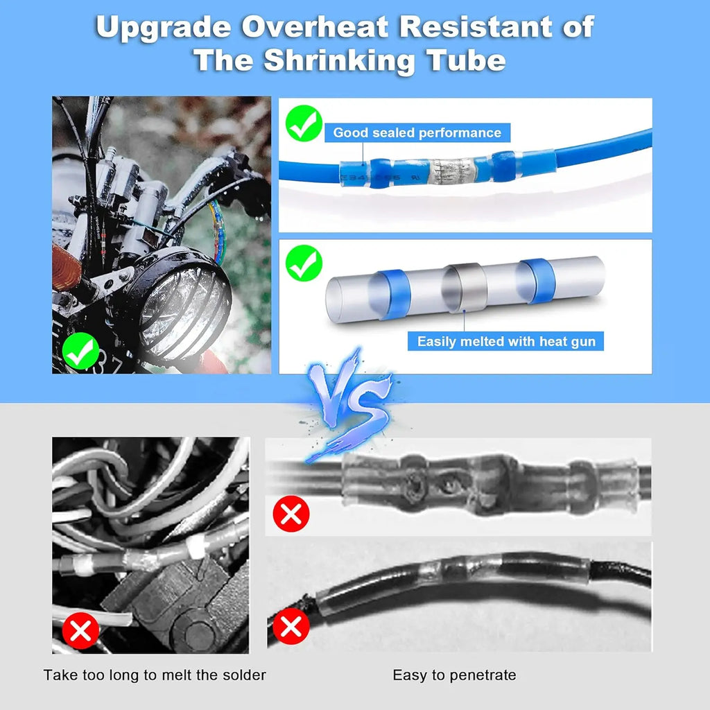 300PCS Waterproof Solder Seal Wire Connectors Kit