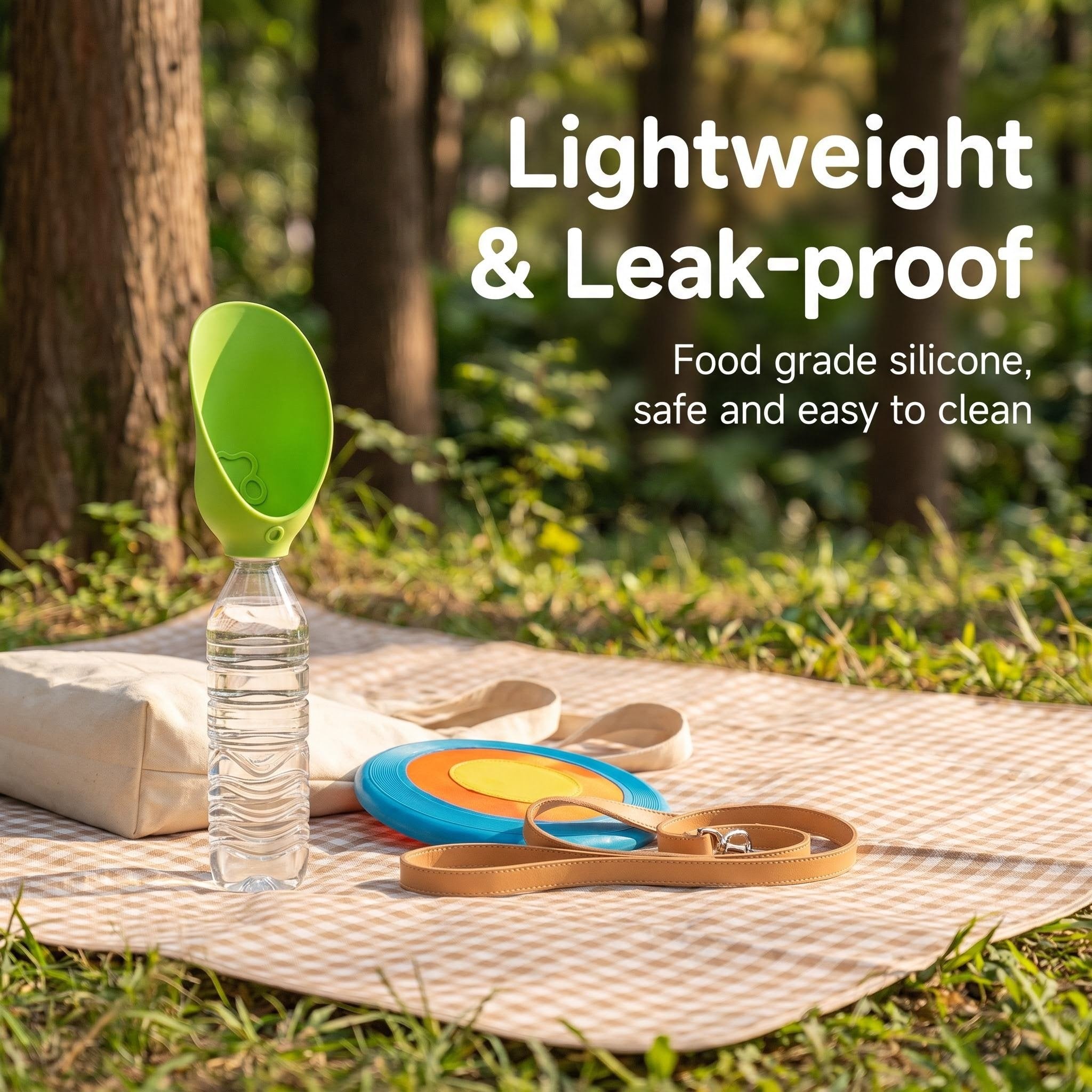 Foldable Silicone Leaf Pet Water Adapter