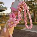 Cute Floral Phone Crossbody Lanyard – Hands-Free & Stylish!