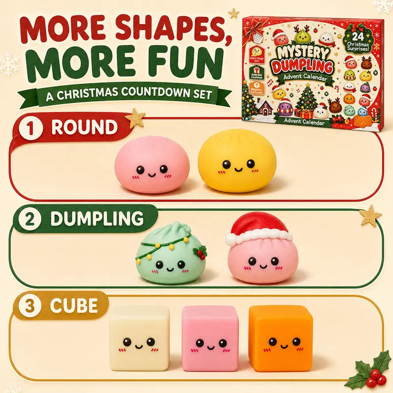 Christmas Advent Surprise Box – 24 Days Mystery Dumpling Holiday Countdown