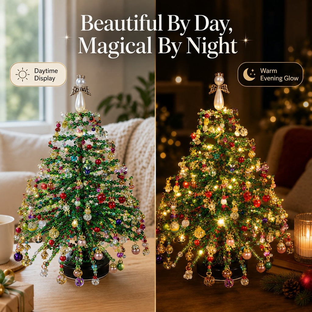 HOT SALE 49% OFFDIY Beaded Christmas Tree Kit – Create Your Own Sparkling Holiday Decoration