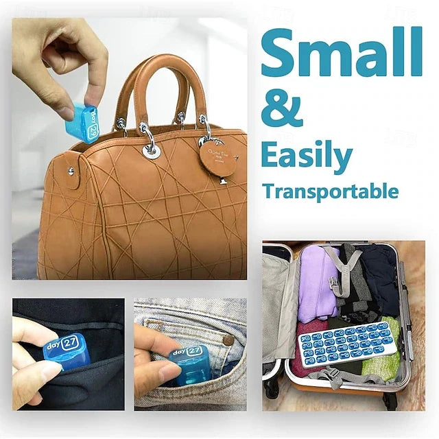 31-Day Detachable Monthly Pill Organizer