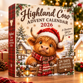 🎄 Highland Cow Advent Calendar 2026 – 24 Days of Festive Surprises