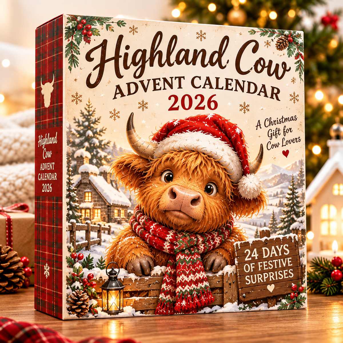 🎄 Highland Cow Advent Calendar 2026 – 24 Days of Festive Surprises