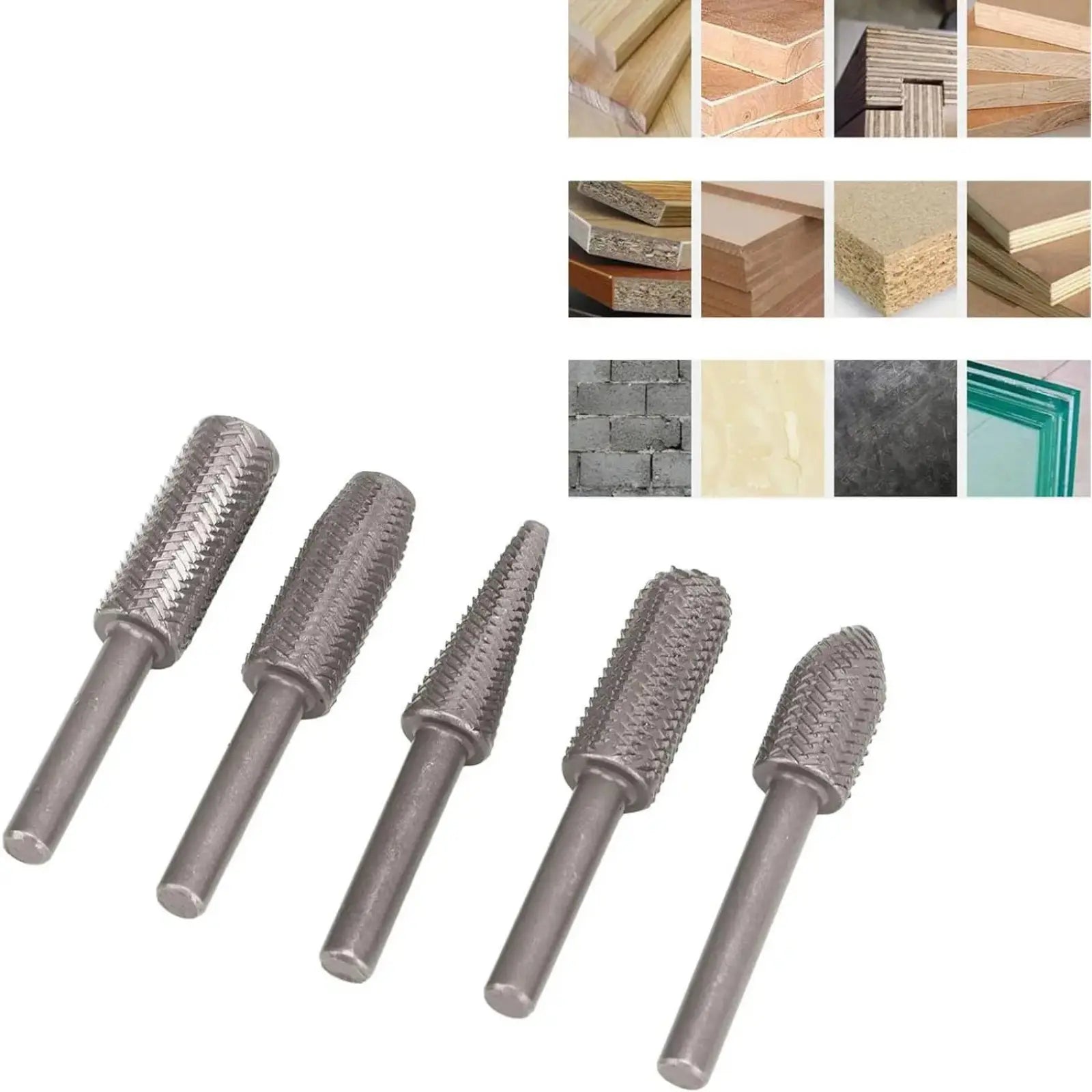 Free Shipping5PCS Tungsten Carbide Rotary File Set – Fast Shaping, Carving & Grinding