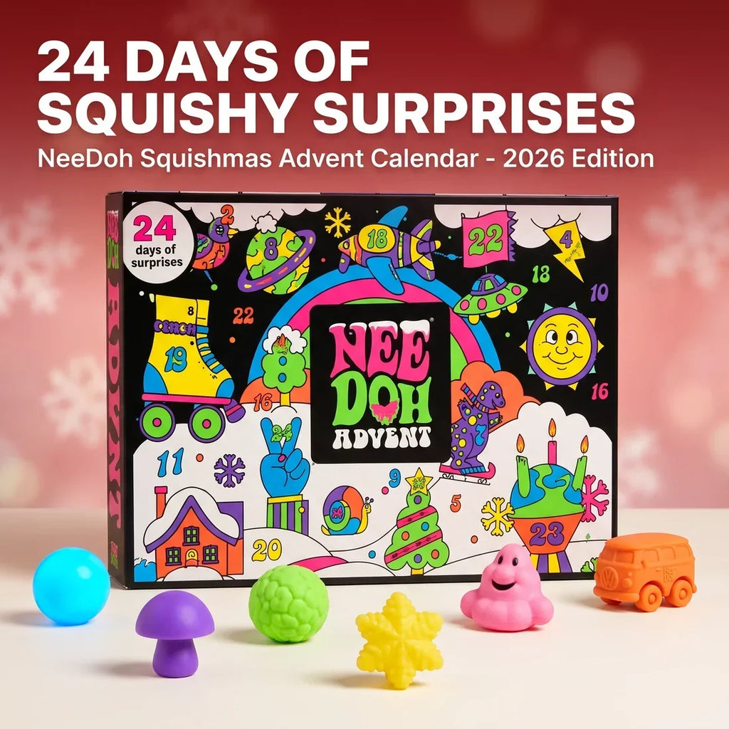 NeeDoh Squishmas Advent Calendar 2026 – 24 Days of Mini Squishy Fidget Toys