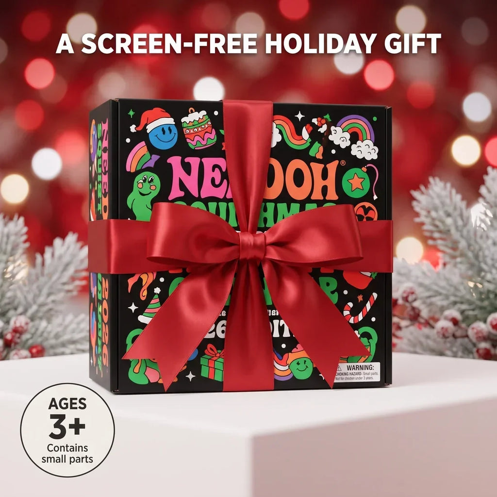 NeeDoh Squishmas Advent Calendar 2026 – 24 Days of Mini Squishy Fidget Toys