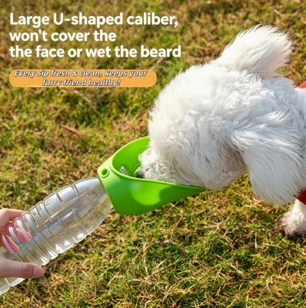 Foldable Silicone Leaf Pet Water Adapter
