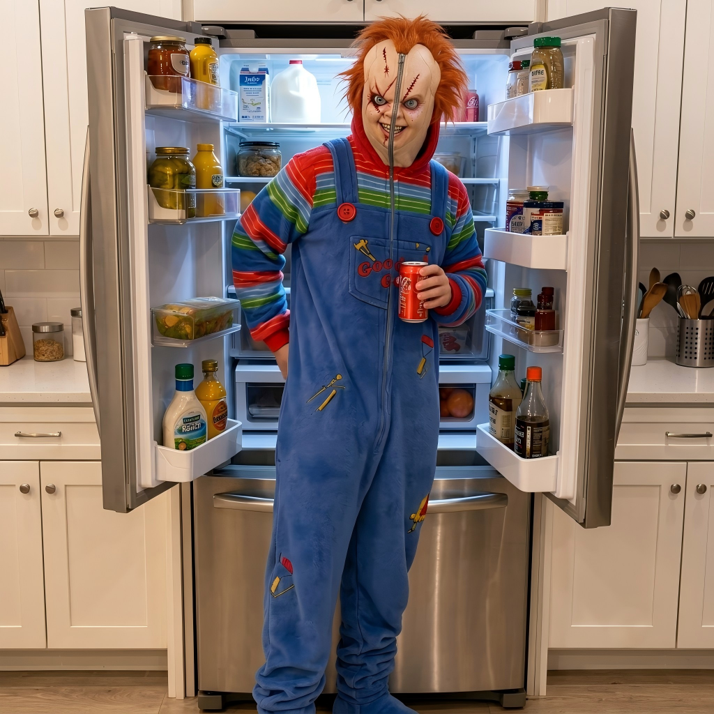 Scream Inside - Ghostface Halloween Hooded Jumpsuit