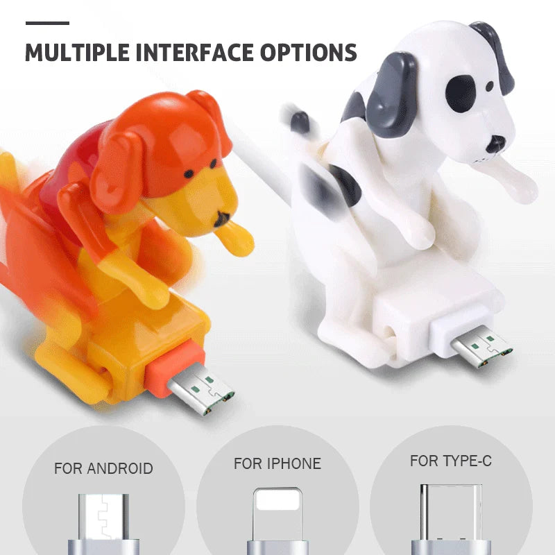 Funny Humping Dog Fast Charger Cable - Fun & Efficient Charging
