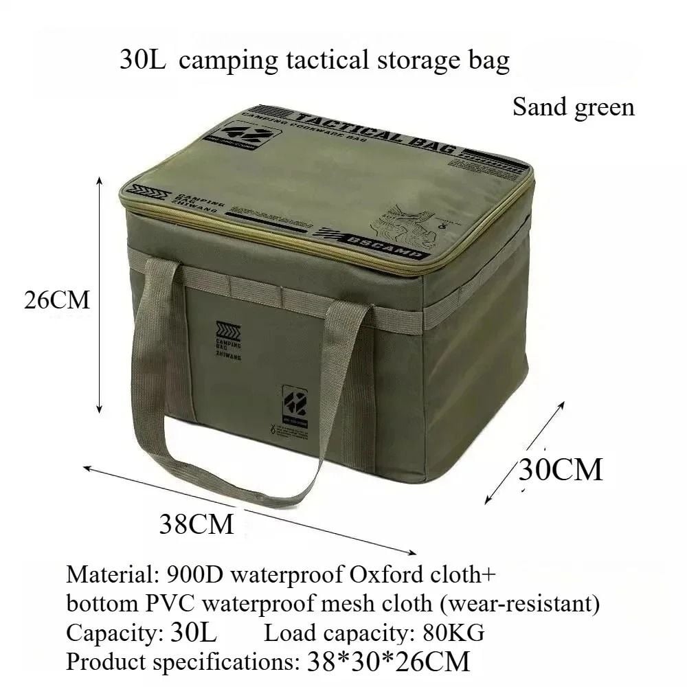 Hot Sale 49% OFFLarge Capacity Outdoor Folding Storage Bag Waterproof Portable Camping & Picnic Organizer